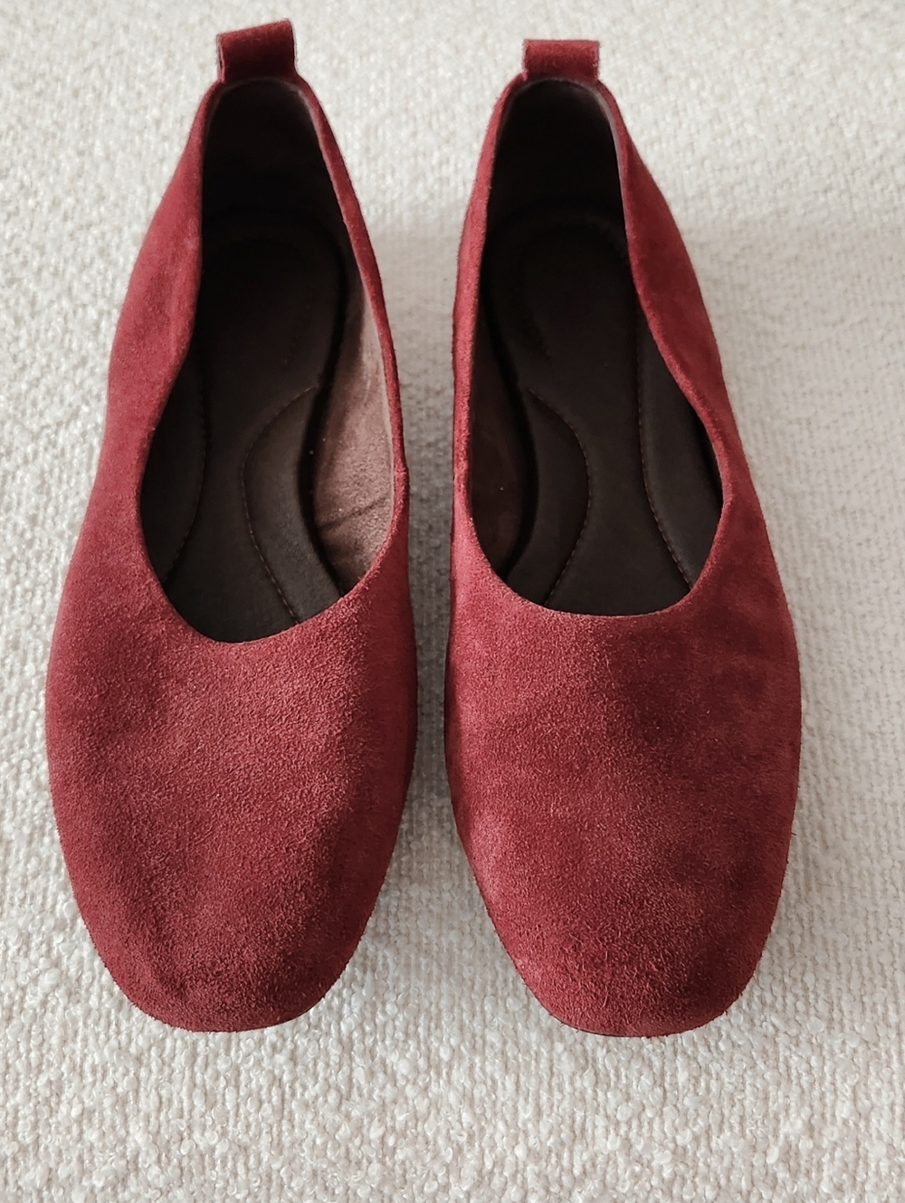 BORN SUEDE LEATHER BALLET FLATS SLIP ON COMFORT SHOES